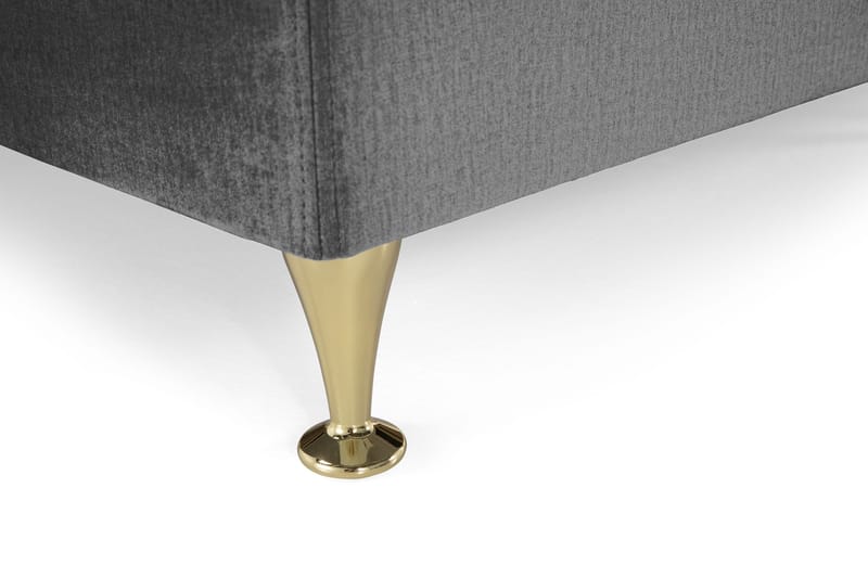 Royal Velvet Kontinentalsäng160x200 cm - Mörkgrå - Möbler - Sovrum - Sängar - Kontinentalsängar