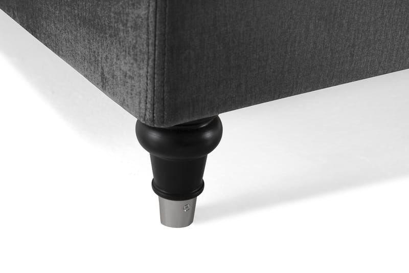 Royal Velvet Kontinentalsäng160x200 cm - Mörkgrå - Möbler - Sovrum - Sängar - Kontinentalsängar