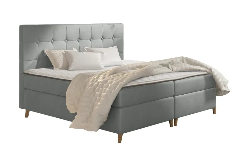 Sandham Kontinentalsäng 140x200 cm, Grå