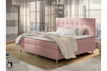 Sandham Kontinentalsäng 140x200 cm - Rosa - Möbler - Sovrum - Sängar - Kontinentalsängar