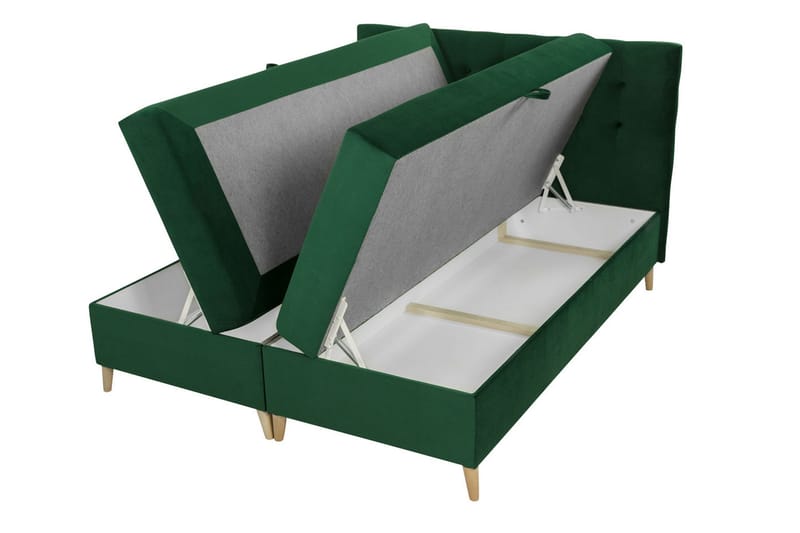 Sandham Kontinentalsäng 160x200 cm - Grå - Möbler - Sovrum - Sängar - Kontinentalsängar