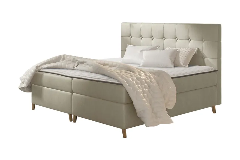 Sandham Kontinentalsäng 200x200 cm, Beige