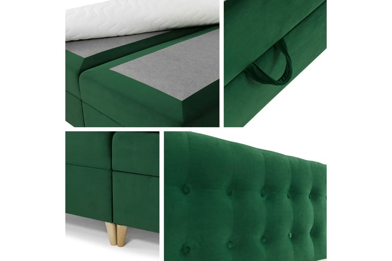 Sandham Kontinentalsäng 200x200 cm - Beige - Möbler - Sovrum - Sängar - Kontinentalsängar