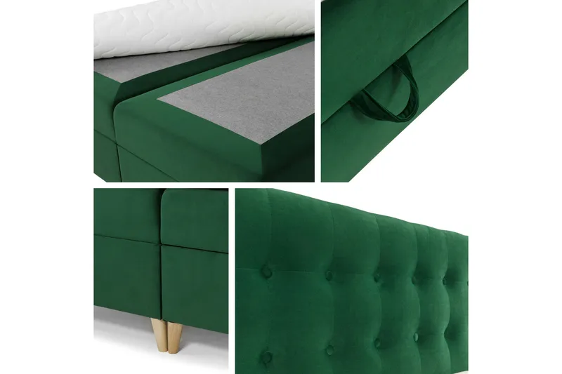 Sandham Kontinentalsäng 200x200 cm - Beige - Möbler - Sovrum - Sängar - Kontinentalsängar