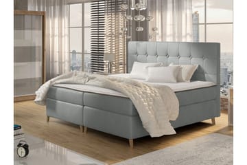 Sandham Kontinentalsäng 200x200 cm - Grå - Möbler - Sovrum - Sängar - Kontinentalsängar