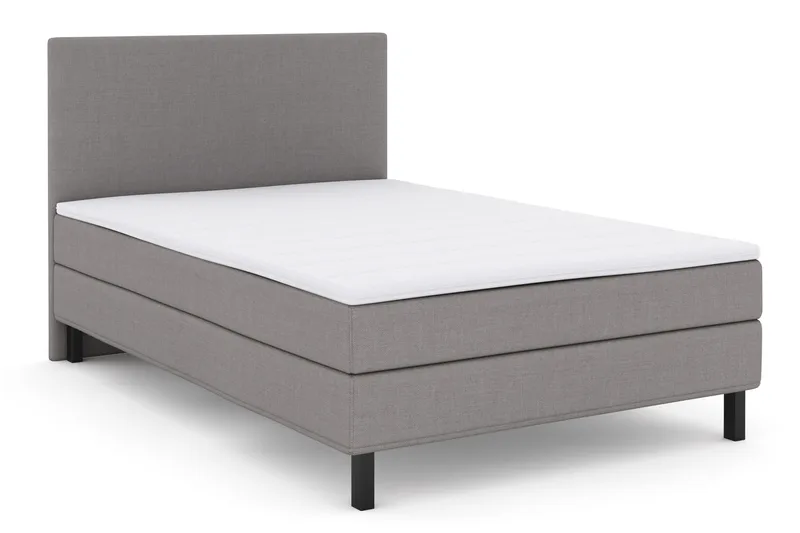 Select No 1 Komplett Sängpaket 140x200 - Ljusgrå/Svart - Möbler - Sovrum - Sängar - Kontinentalsängar