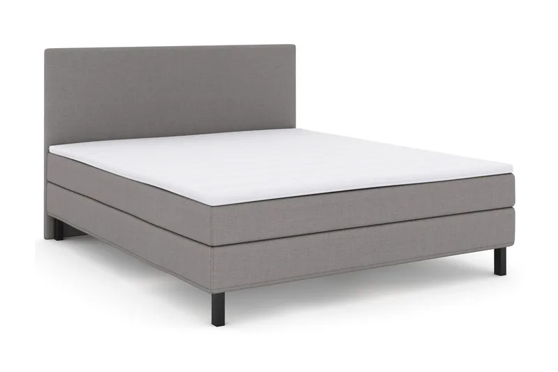 Select No 1 Komplett Sängpaket 180x200 - Ljusgrå/Svart - Möbler - Sovrum - Sängar - Kontinentalsängar
