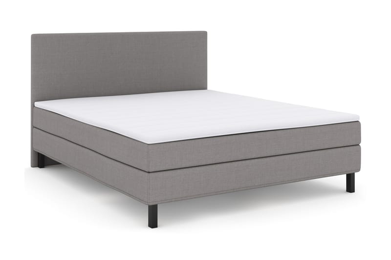 Select No 1 Komplett Sängpaket 180x200 - Ljusgrå/Svart - Möbler - Sovrum - Sängar - Kontinentalsängar