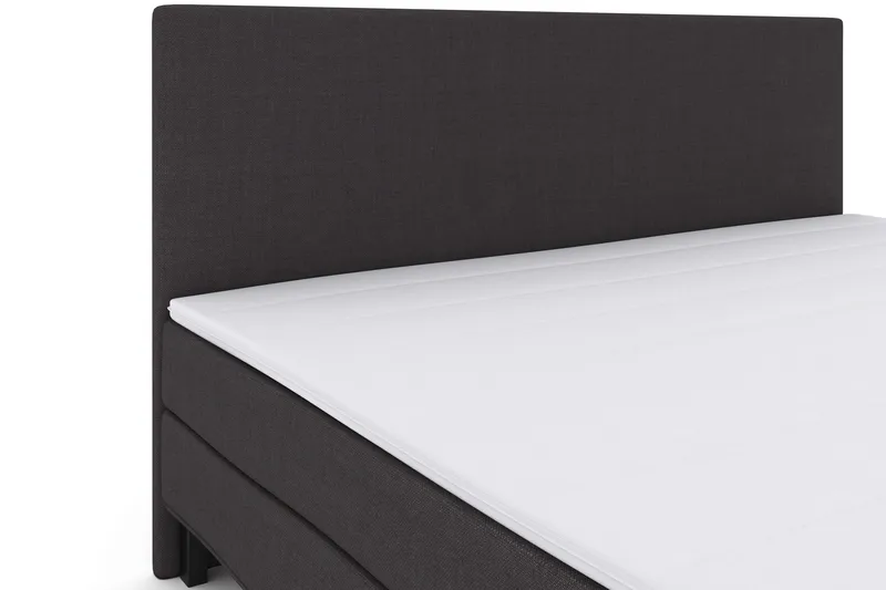 Select No 1 Komplett Sängpaket 210x210 - Mörkgrå/Svart - Möbler - Sovrum - Sängar - Kontinentalsängar