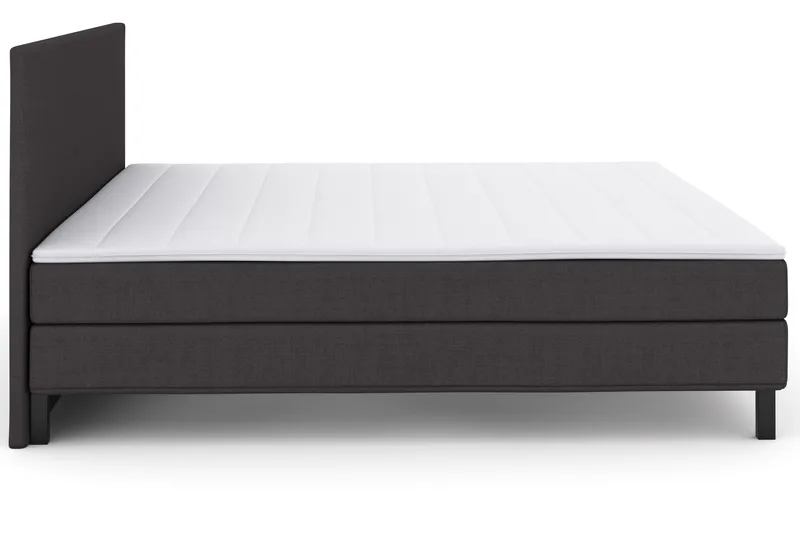 Select No 1 Komplett Sängpaket 210x210 - Mörkgrå/Svart - Möbler - Sovrum - Sängar - Kontinentalsängar