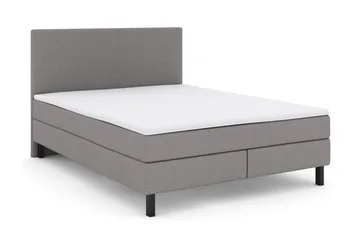Select No 2 Komplett Sängpaket 160x200 - Ljusgrå/Svart - Möbler - Sovrum - Sängar - Kontinentalsängar