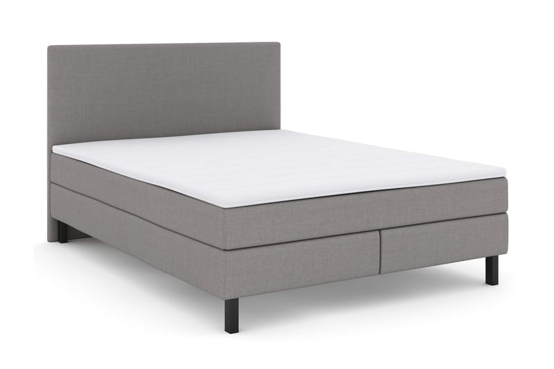 Select No 2 Komplett Sängpaket 160x200 - Ljusgrå/Svart - Möbler - Sovrum - Sängar - Kontinentalsängar