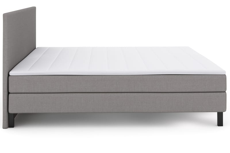 Select No 2 Komplett Sängpaket 210x210 - Ljusgrå/Svart - Möbler - Sovrum - Sängar - Kontinentalsängar