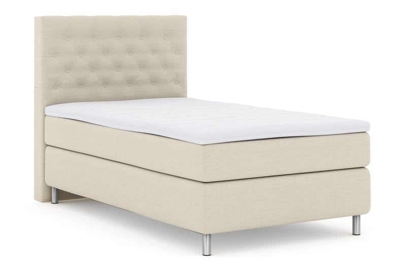 Select No 3 Komplett Sängpaket 120x200 Fast - Beige/Metall - Möbler - Sovrum - Sängar - Kontinentalsängar
