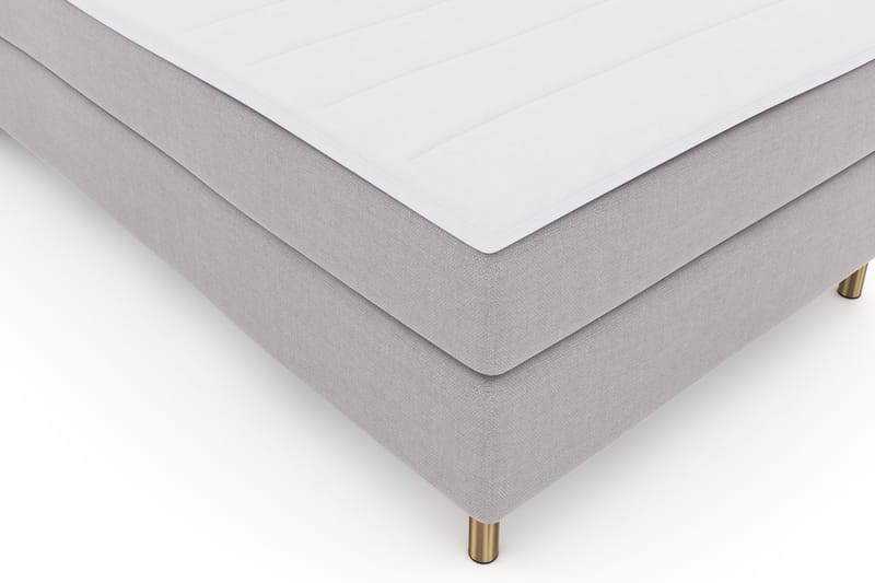 Select No 3 Komplett Sängpaket 120x200 Fast - Ljusgrå/Koppar - Möbler - Sovrum - Sängar - Kontinentalsängar