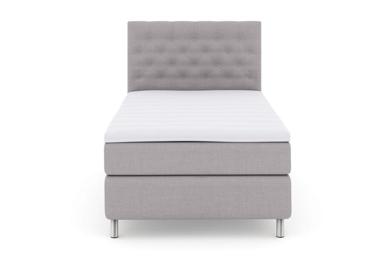 Select No 3 Komplett Sängpaket 120x200 Fast - Ljusgrå/Metall - Möbler - Sovrum - Sängar - Kontinentalsängar