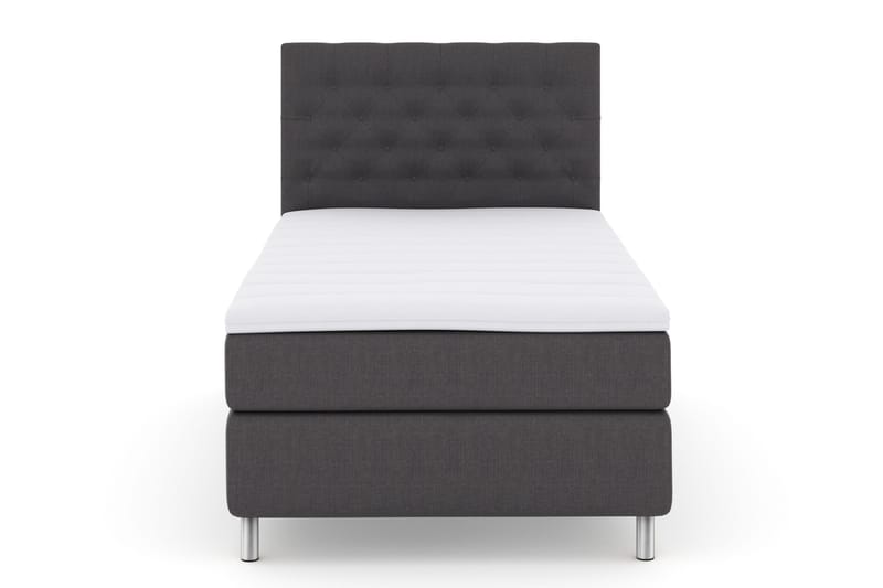 Select No 3 Komplett Sängpaket 120x200 Fast - Mörkgrå/Metall - Möbler - Sovrum - Sängar - Kontinentalsängar