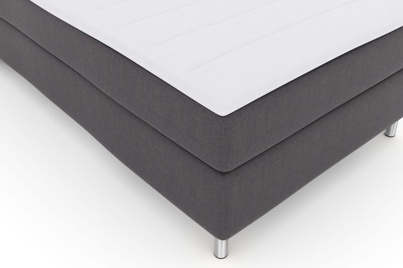 Select No 3 Komplett Sängpaket 120x200 Fast - Mörkgrå/Metall - Möbler - Sovrum - Sängar - Kontinentalsängar