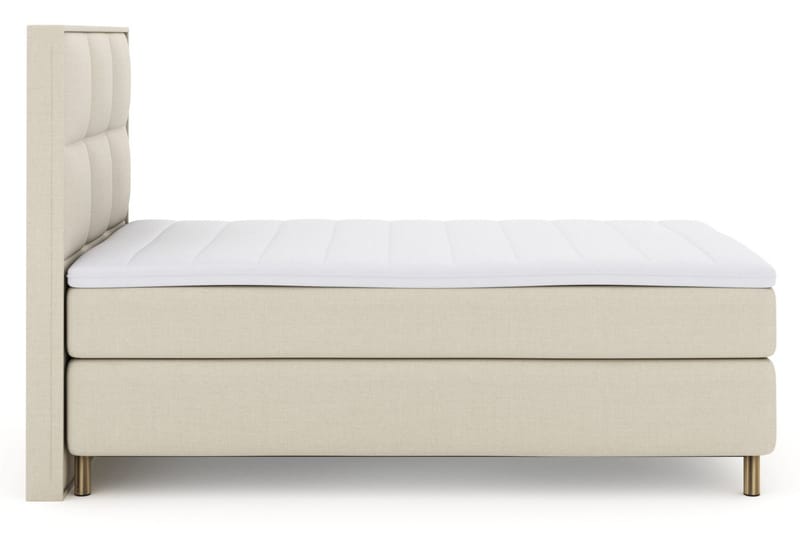 Select No 3 Komplett Sängpaket 120x200 Medium - Beige/Koppar - Möbler - Sovrum - Sängar - Kontinentalsängar