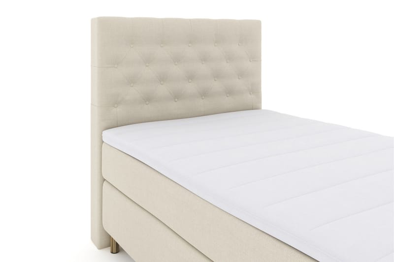 Select No 3 Komplett Sängpaket 120x200 Medium - Beige/Koppar - Möbler - Sovrum - Sängar - Kontinentalsängar