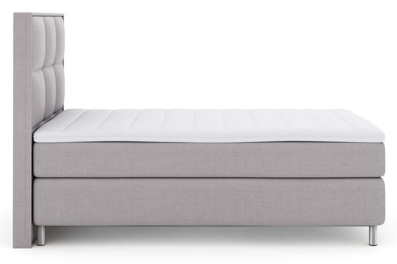 Select No 3 Komplett Sängpaket 120x200 Medium - Ljusgrå/Metall - Möbler - Sovrum - Sängar - Kontinentalsängar