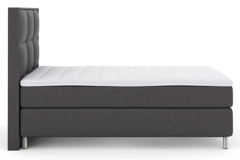 Select No 3 Komplett Sängpaket 120x200 Medium - Mörkgrå/Metall - Möbler - Sovrum - Sängar - Kontinentalsängar