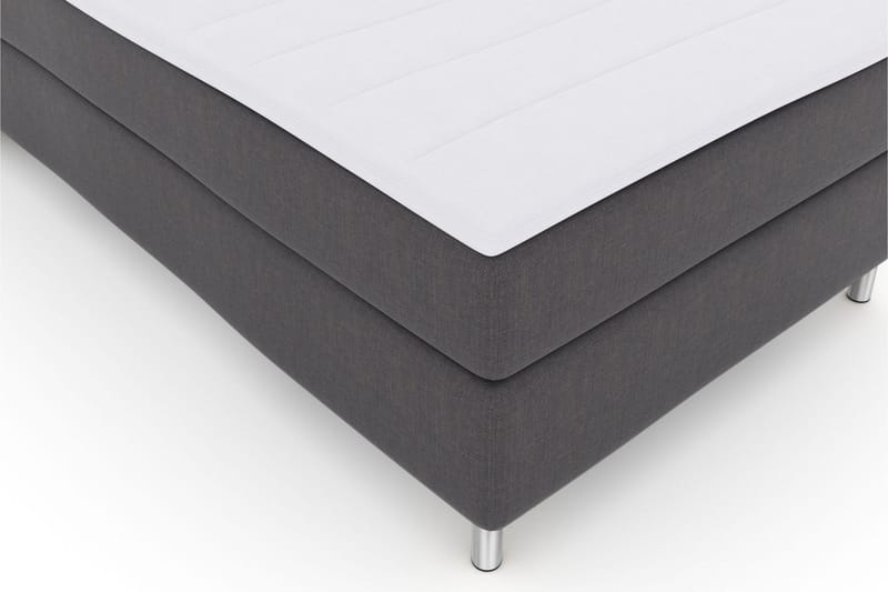 Select No 3 Komplett Sängpaket 120x200 Medium - Mörkgrå/Metall - Möbler - Sovrum - Sängar - Kontinentalsängar