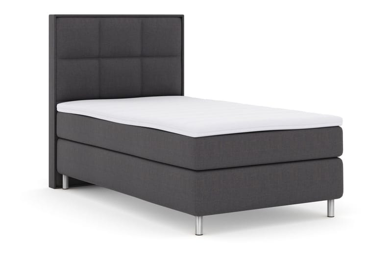 Select No 3 Komplett Sängpaket 120x200 Medium - Mörkgrå/Metall - Möbler - Sovrum - Sängar - Kontinentalsängar