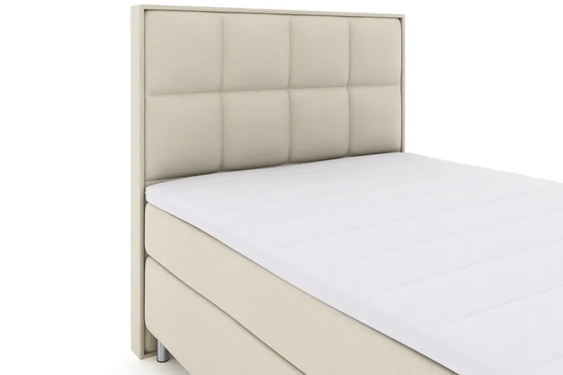 Select No 3 Komplett Sängpaket 140x200 Fast - Beige/Metall - Möbler - Sovrum - Sängar - Kontinentalsängar