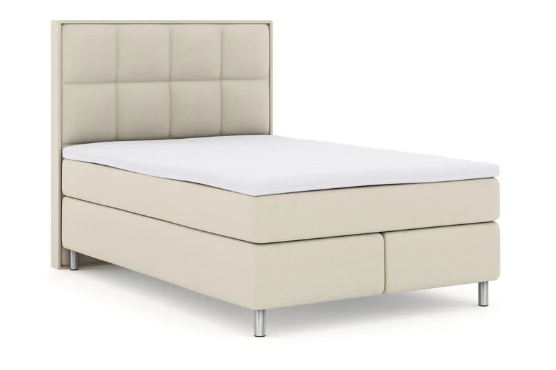 Select No 3 Komplett Sängpaket 140x200 Fast - Beige/Metall - Möbler - Sovrum - Sängar - Kontinentalsängar