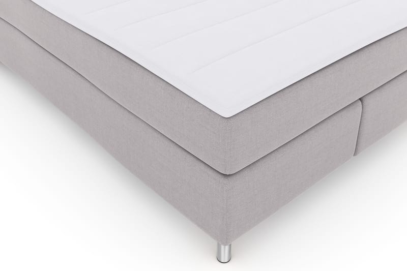 Select No 3 Komplett Sängpaket 140x200 Fast - Ljusgrå/Metall - Möbler - Sovrum - Sängar - Kontinentalsängar