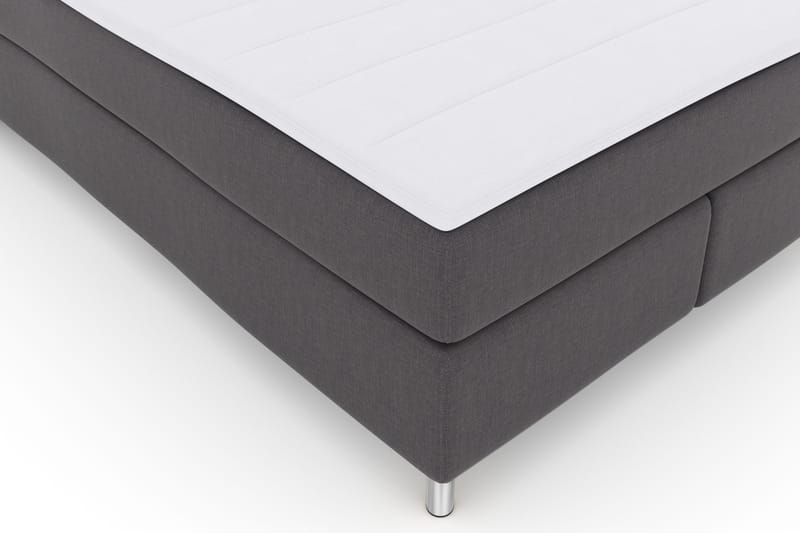 Select No 3 Komplett Sängpaket 140x200 Fast - Mörkgrå/Metall - Möbler - Sovrum - Sängar - Kontinentalsängar