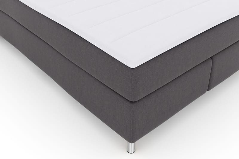 Select No 3 Komplett Sängpaket 140x200 Fast - Mörkgrå/Metall - Möbler - Sovrum - Sängar - Kontinentalsängar