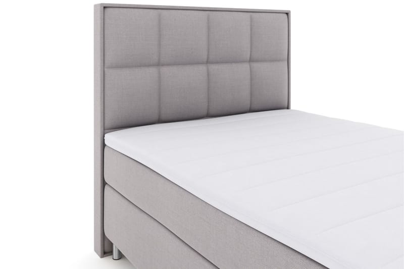 Select No 3 Komplett Sängpaket 140x200 Fast/Medium - Ljusgrå/Metall - Möbler - Sovrum - Sängar - Kontinentalsängar