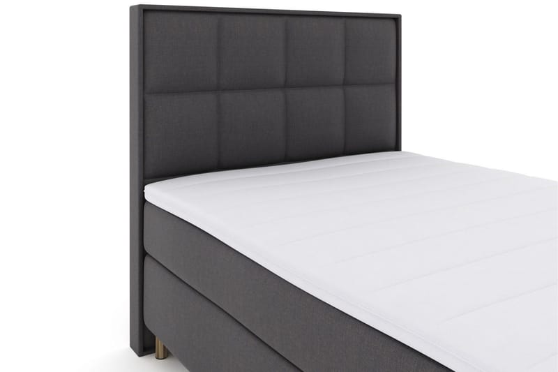 Select No 3 Komplett Sängpaket 140x200 Fast/Medium - Mörkgrå/Koppar - Möbler - Sovrum - Sängar - Kontinentalsängar
