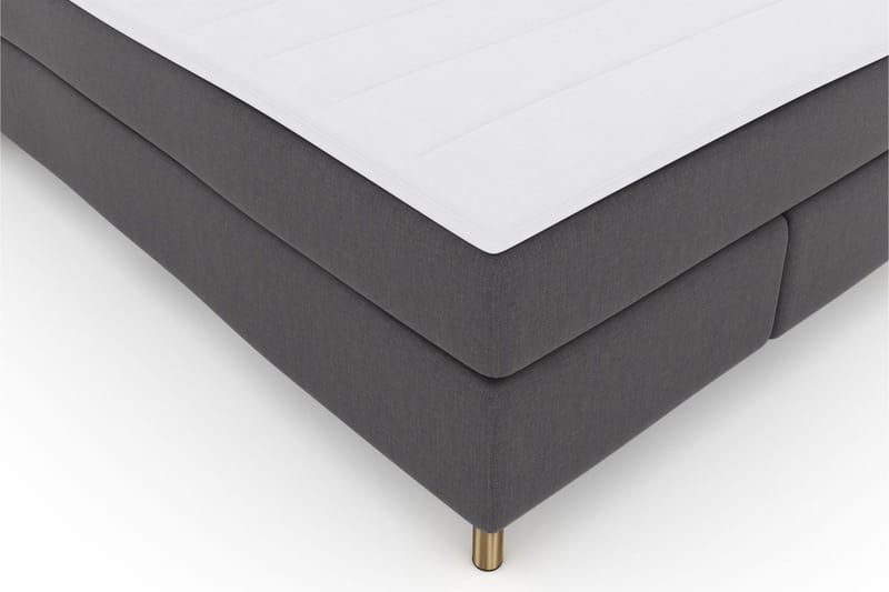 Select No 3 Komplett Sängpaket 140x200 Fast/Medium - Mörkgrå/Koppar - Möbler - Sovrum - Sängar - Kontinentalsängar