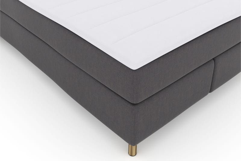 Select No 3 Komplett Sängpaket 140x200 Fast/Medium - Mörkgrå/Koppar - Möbler - Sovrum - Sängar - Kontinentalsängar