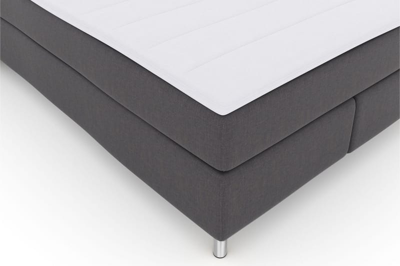 Select No 3 Komplett Sängpaket 140x200 Fast/Medium - Mörkgrå/Metall - Möbler - Sovrum - Sängar - Kontinentalsängar