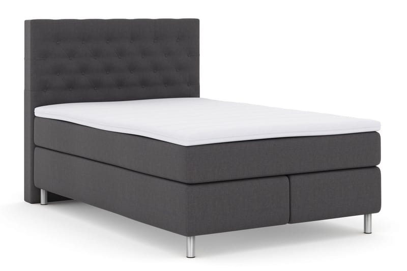 Select No 3 Komplett Sängpaket 140x200 Fast/Medium - Mörkgrå/Metall - Möbler - Sovrum - Sängar - Kontinentalsängar