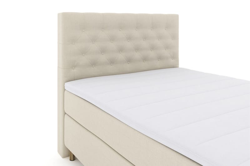 Select No 3 Komplett Sängpaket 140x200 Medium - Beige/Koppar - Möbler - Sovrum - Sängar - Kontinentalsängar