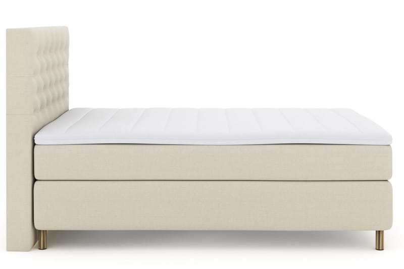Select No 3 Komplett Sängpaket 140x200 Medium - Beige/Koppar - Möbler - Sovrum - Sängar - Kontinentalsängar