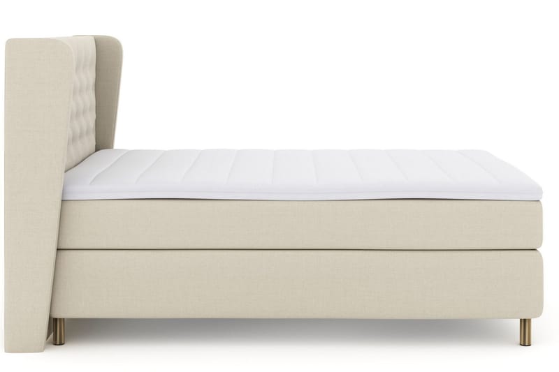 Select No 3 Komplett Sängpaket 140x200 Medium - Beige/Koppar - Möbler - Sovrum - Sängar - Kontinentalsängar