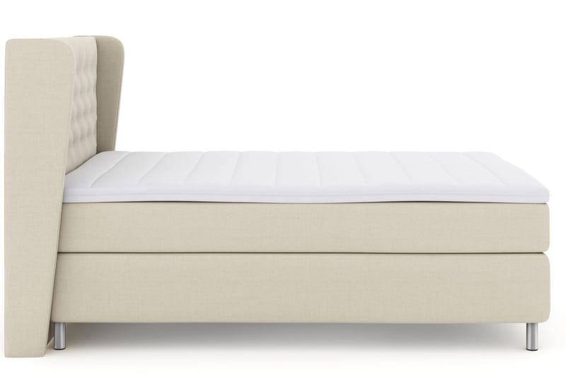 Select No 3 Komplett Sängpaket 160x200 Fast - Beige/Metall - Möbler - Sovrum - Sängar - Kontinentalsängar