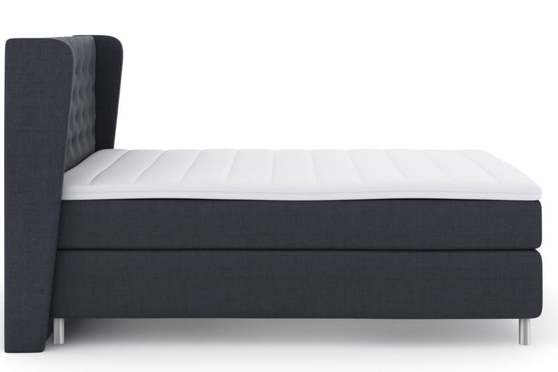 Select No 3 Komplett Sängpaket 160x200 Fast - Blå/Metall - Möbler - Sovrum - Sängar - Kontinentalsängar