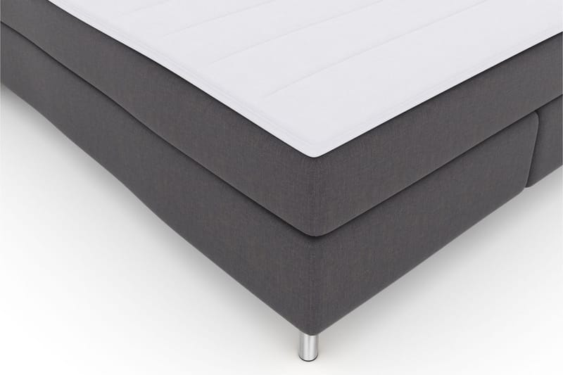 Select No 3 Komplett Sängpaket 160x200 Fast/Medium - Mörkgrå/Metall - Möbler - Sovrum - Sängar - Kontinentalsängar