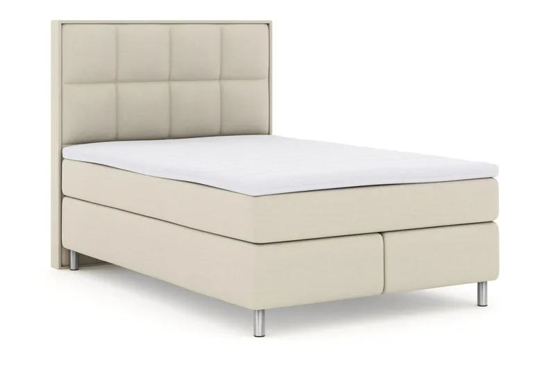 Select No 3 Komplett Sängpaket 160x200 Medium - Beige/Metall - Möbler - Sovrum - Sängar - Kontinentalsängar