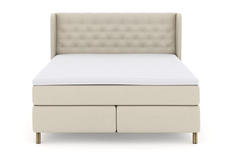 Select No 3 Komplett Sängpaket 180x200 Fast, Beige/Koppar