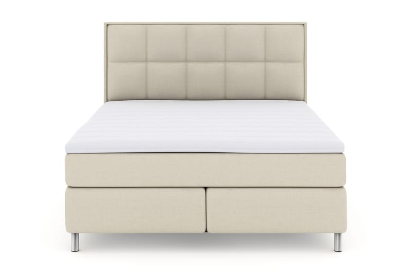 Select No 3 Komplett Sängpaket 180x200 Fast, Beige/Metall