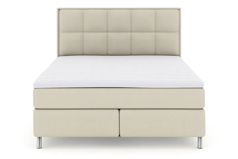 Select No 3 Komplett Sängpaket 180x200 Fast/Medium - Beige/Metall - Möbler - Sovrum - Sängar - Kontinentalsängar