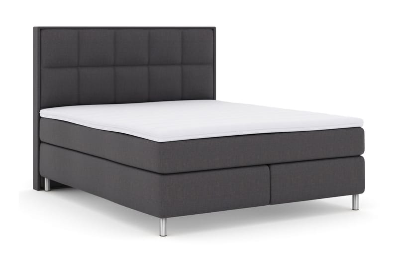 Select No 3 Komplett Sängpaket 180x200 Fast/Medium - Mörkgrå/Metall - Möbler - Sovrum - Sängar - Kontinentalsängar